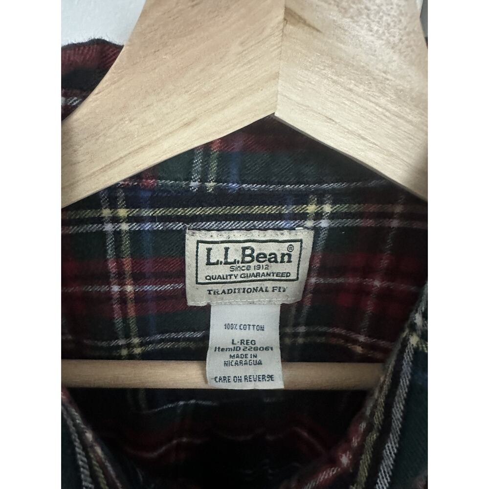 Vintage L.L. Bean Flannel 100% Cotton Men’s L